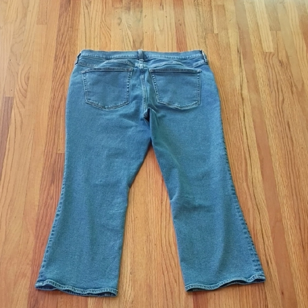 J. Crew Flare Crop Jeans - Classic Blue - Picture 8 of 11